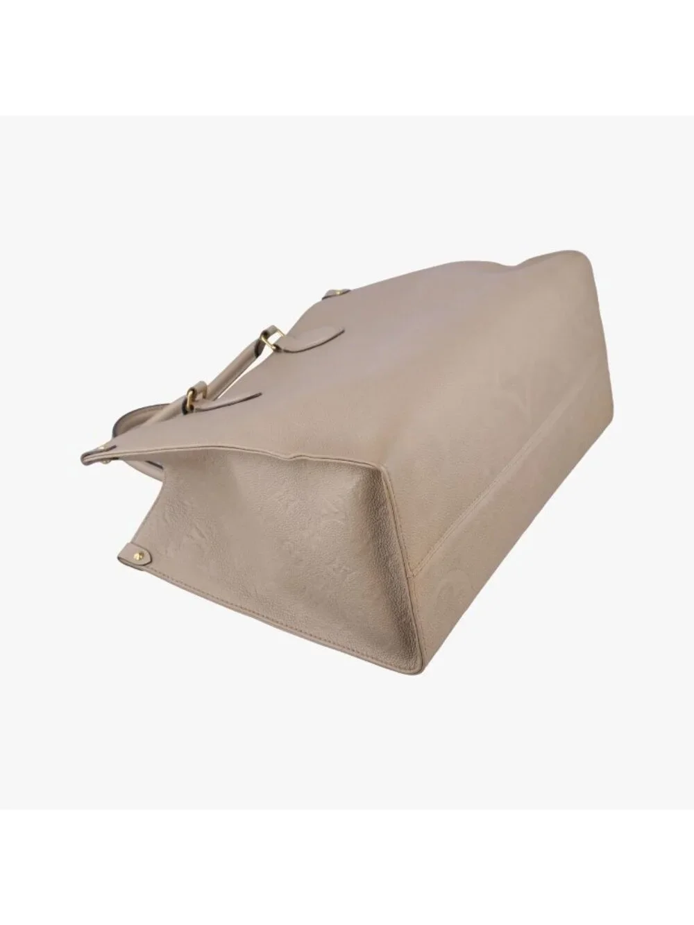 Louis Vuitton On The Go MM Beige Monogram Empreinte Tote
